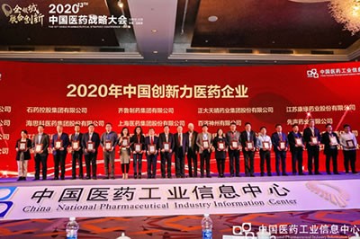 2138太阳诚娱乐官网医药集团蝉联2020年中国创新力医药企业榜单